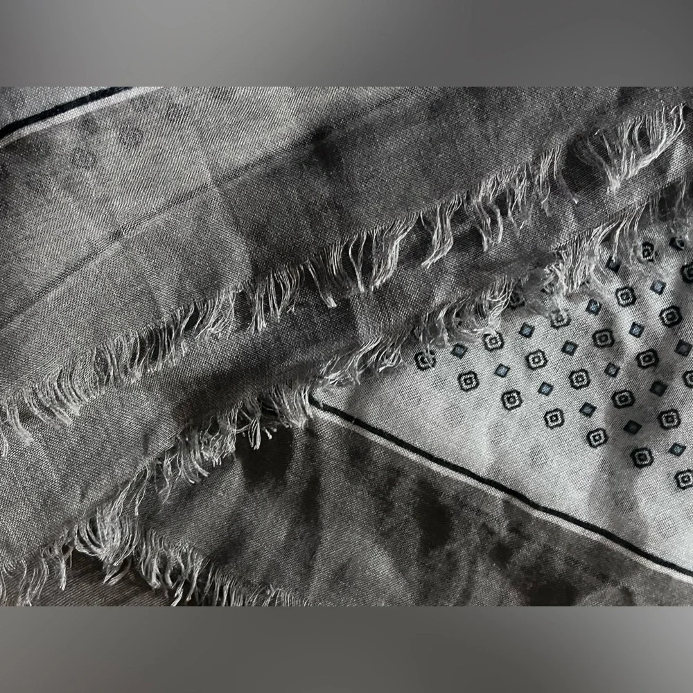 Gucci large 75”x50” vintage piece…rare cotton scarf/ wrap